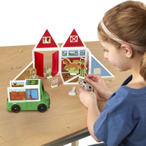 Set Magnetic La Ferma Melissa & Doug, 102 Piese - imagine 9