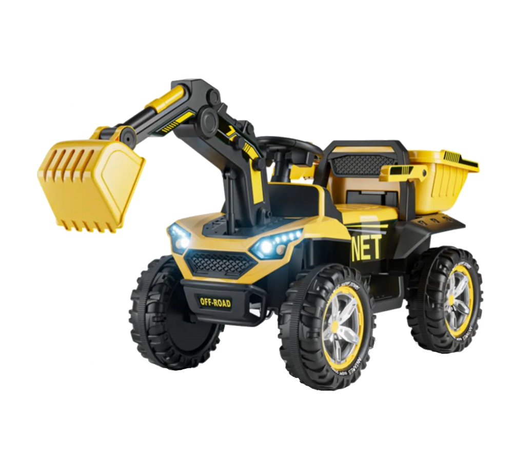 Masinuta Nichiduta Bonet Yellow 70W cu Remorca - imagine 8
