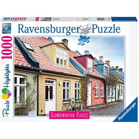 Puzzle Aarhus Danemarca, 1000 Piese, Ravensburger