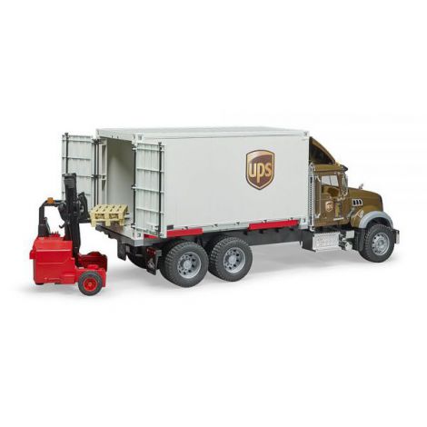 Bruder Camion UPS Mack cu Stivuitor - imagine 2