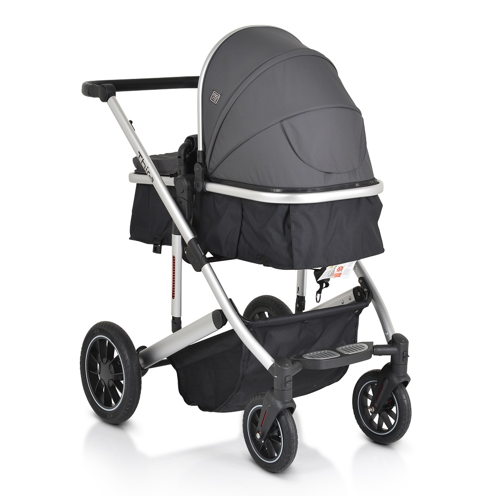 Carucior Transformabil 2in1 Moni Thira Grey Aluminiu