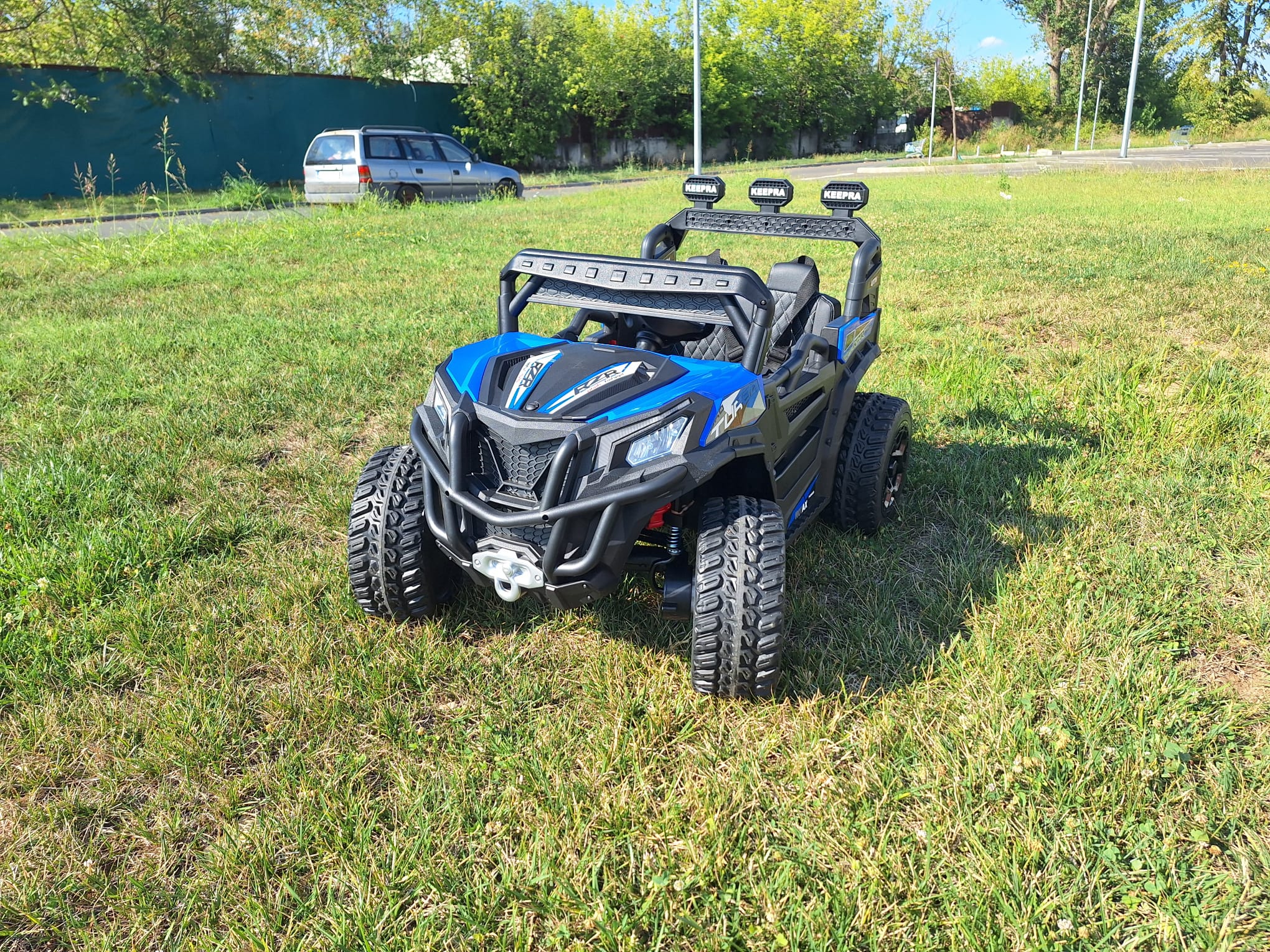 UTV Turbo RZR 4x4 12V Albastru | Autokids - imagine 4