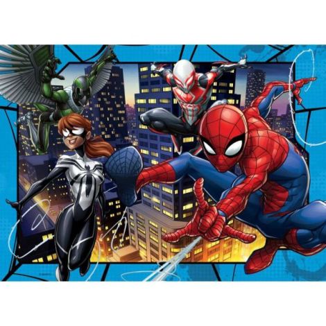 Puzzle Spiderman Ravensburger 4x100 piese - imagine 3