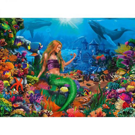 Puzzle Sirena 200 piese Ravensburger - Calitate Premium - imagine 2