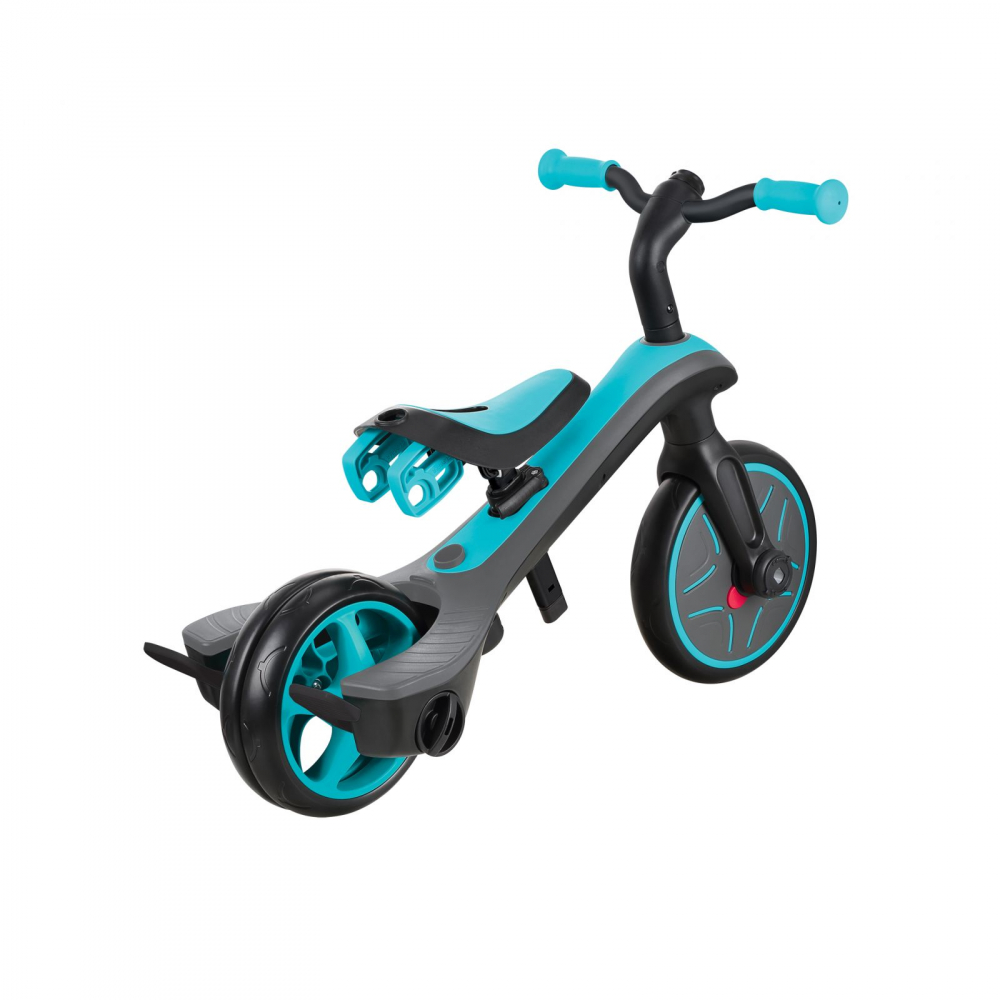 Tricicleta Globber Explorer 4 in 1 Turquoise, 10 luni-5 ani - imagine 3