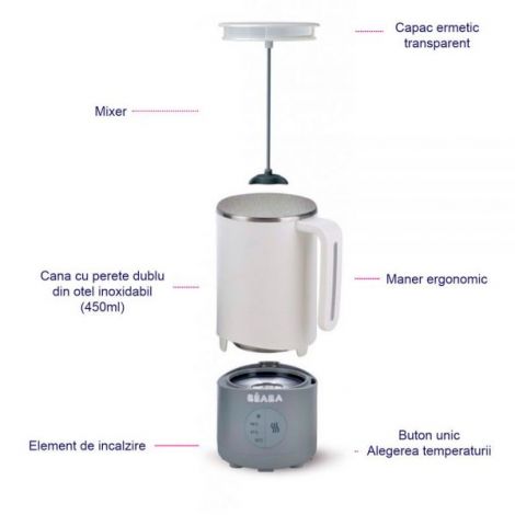 Beaba MilkPrep - Preparator Lapte inteligent - imagine 11