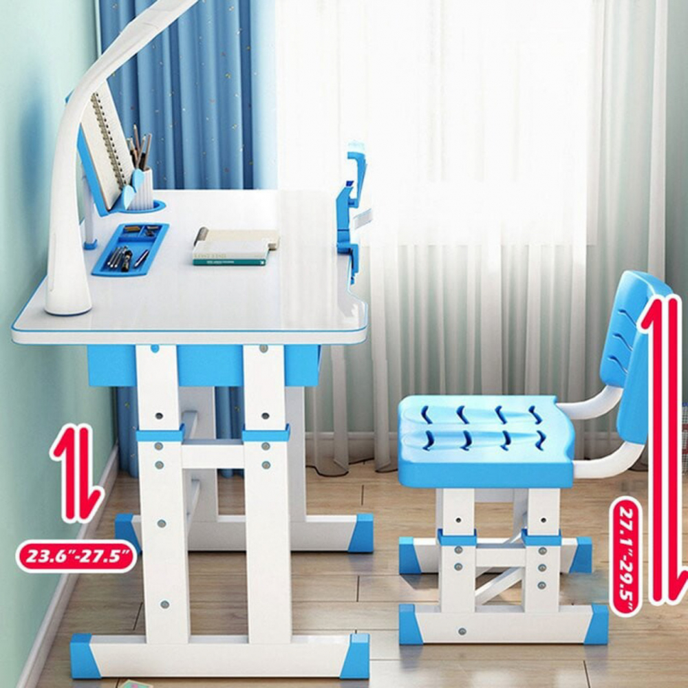 Birou Novokids Premium cu lampă inclusă