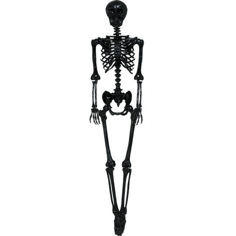 Schelet Halloween Negru 90cm Guirca - imagine 2