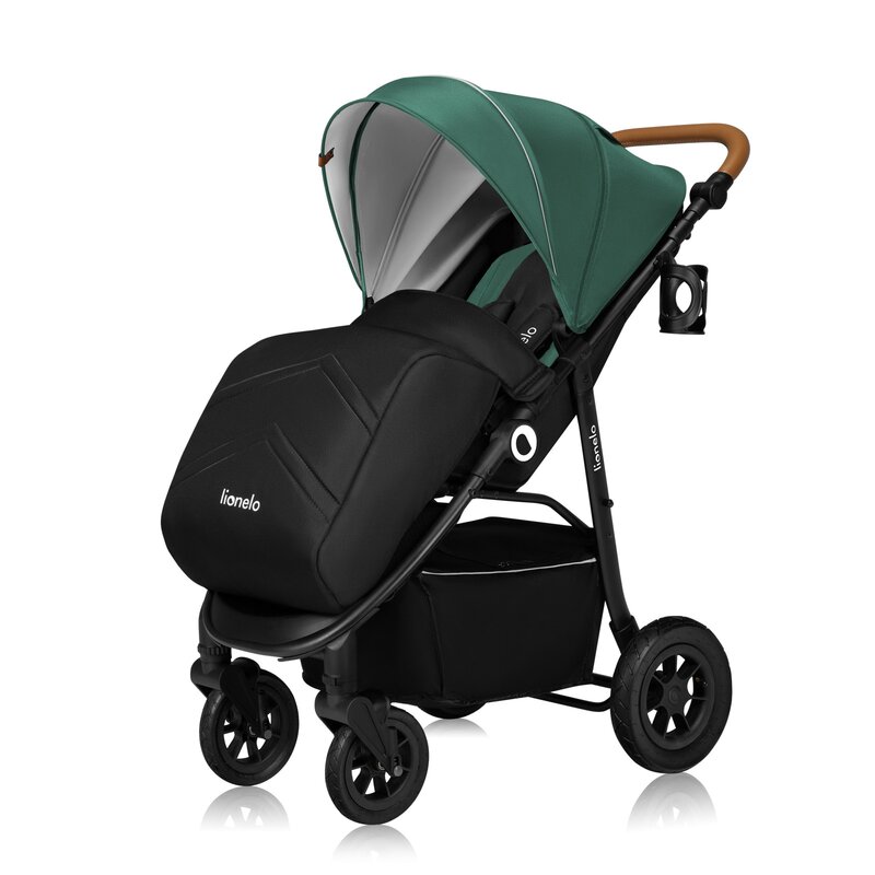 Carucior Lionelo Natt, 0-22 kg, Verde - imagine 3