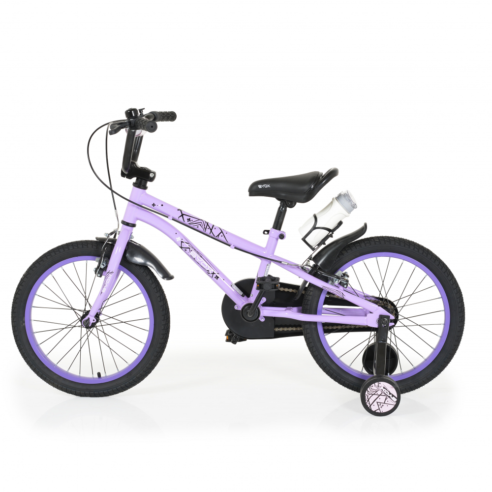 Bicicleta Byox Pixy Violet 18" cu frane - imagine 3