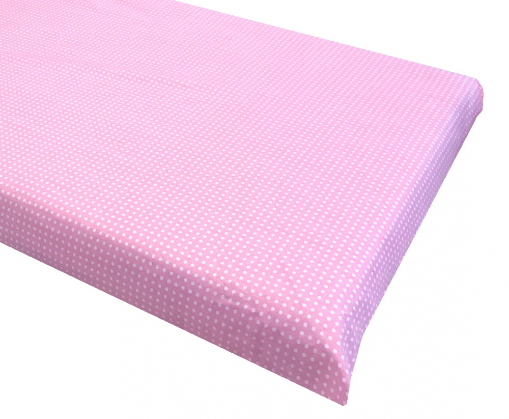 Cearsaf Deseda Bumbac Satinat 120x60 cm, Roz