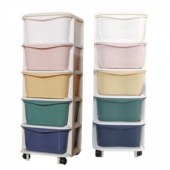 Raft 5 compartimente ModernHome PO16 multicolor