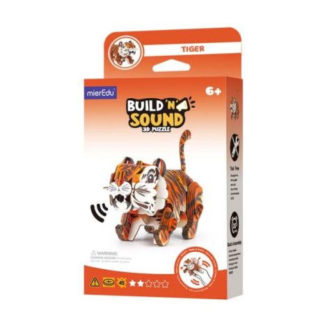 Puzzle 3D cu Sunete Tigru Mieredu