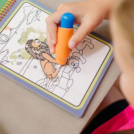 Melissa & Doug Carnet Colorat Apa Safari - imagine 10