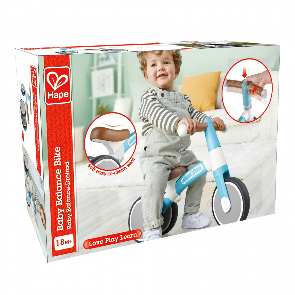 Tricicleta Hape Echilibru Albastru, Aluminiu Ușor - imagine 4