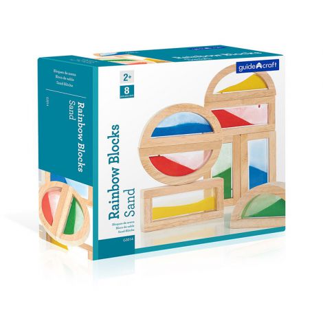 Rainbow Blocks Guidecraft - Dezvoltare Senzorială - imagine 5