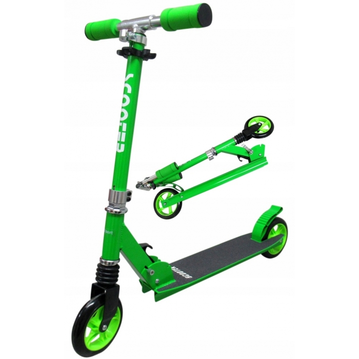 Trotineta R-Sport H5 Verde, Pliabilă, 100kg - imagine 3