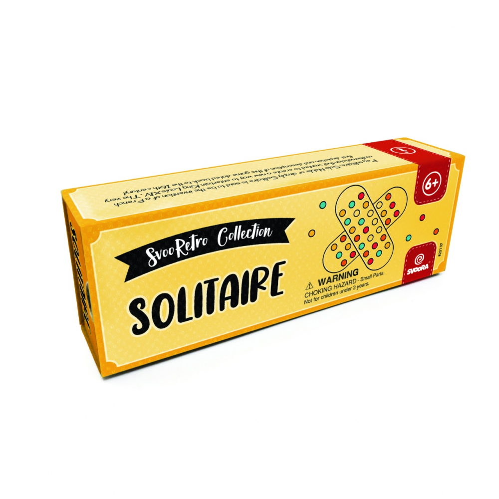Joc de Logica Solitaire Svoora, Lemn, Stil Retro
