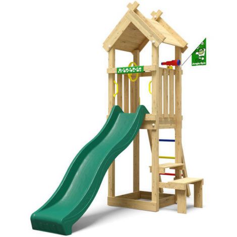 Jungle Gym Totem: Complex Joacă cu Tobogan și Nisipar
