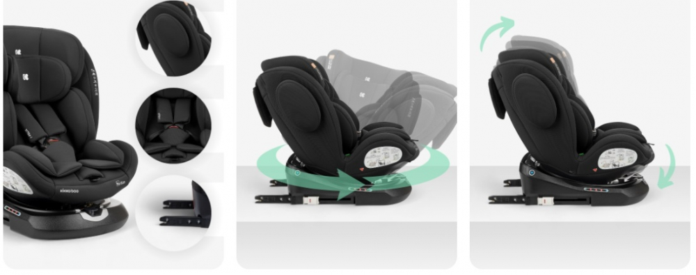 KikkaBoo I-Felix - Scaun auto ISOFIX sigur - imagine 7