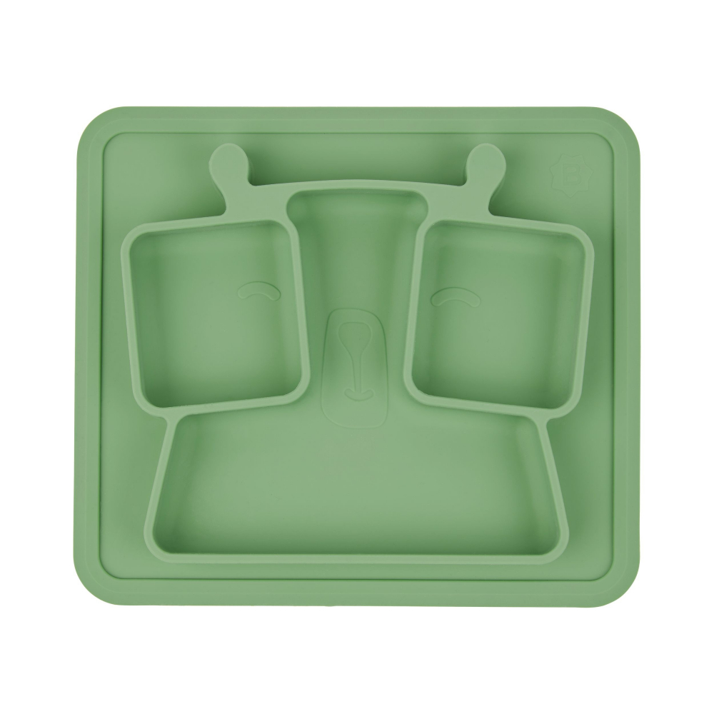 Tava Anti-alunecare Badabulle, 3 Compartimente - imagine 8
