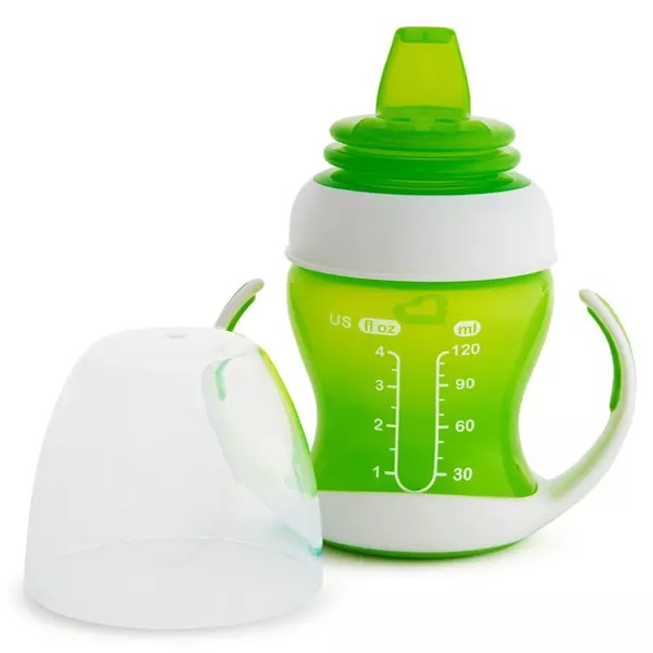 Cana Tranzitie Munchkin Gentle, 118 ml, Verde - imagine 2