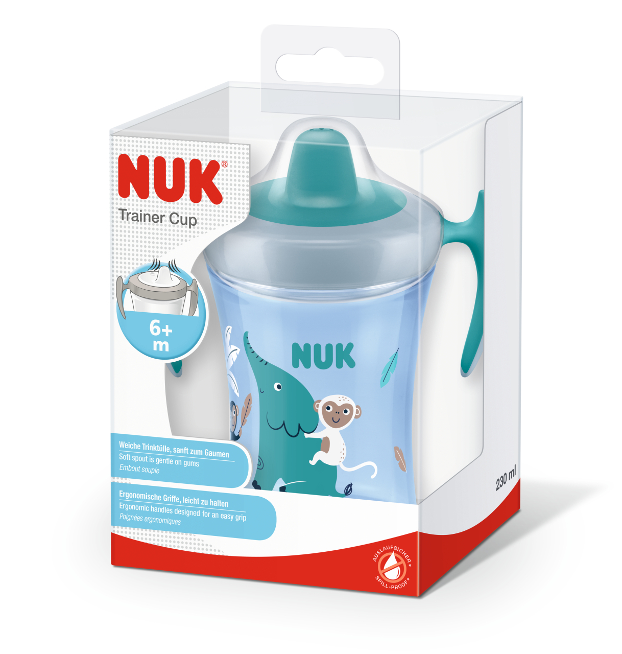 Cană Nuk Evolution Trainer 230ml 6+ luni