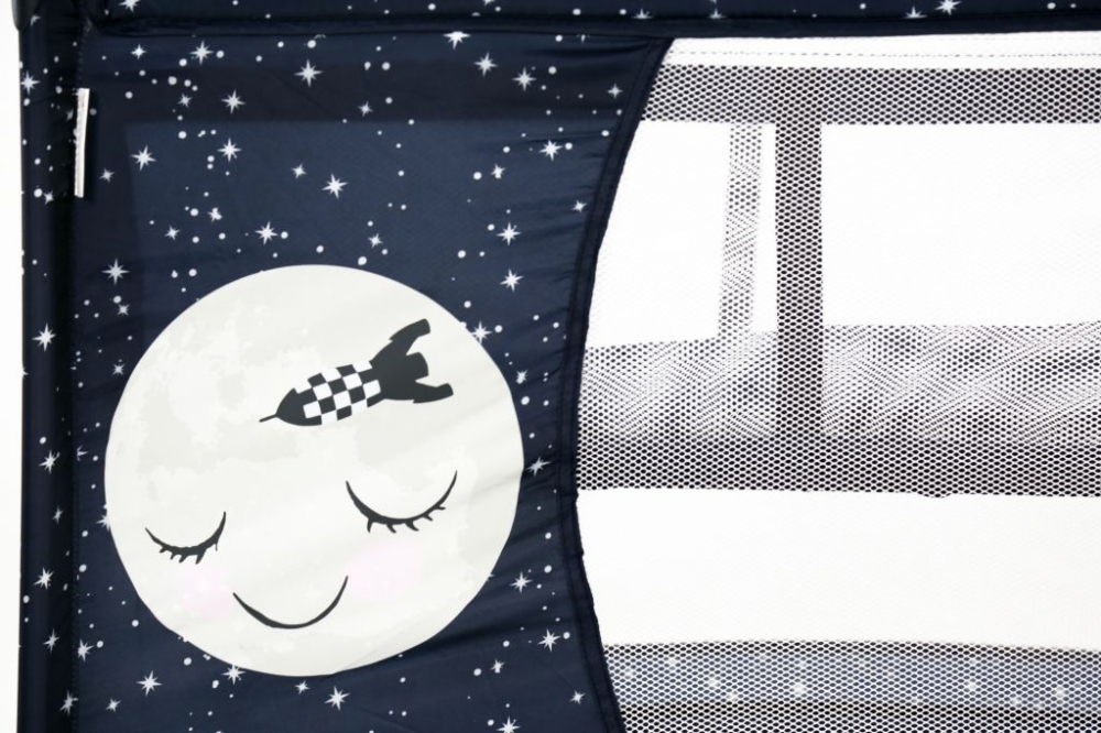 Pătuț Asalvo Smooth Moon, 2 nivele, pliere compactă - imagine 4