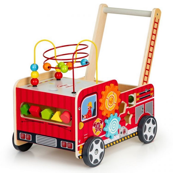 Antemergător Ecotoys cu Blocuri din Lemn - imagine 8