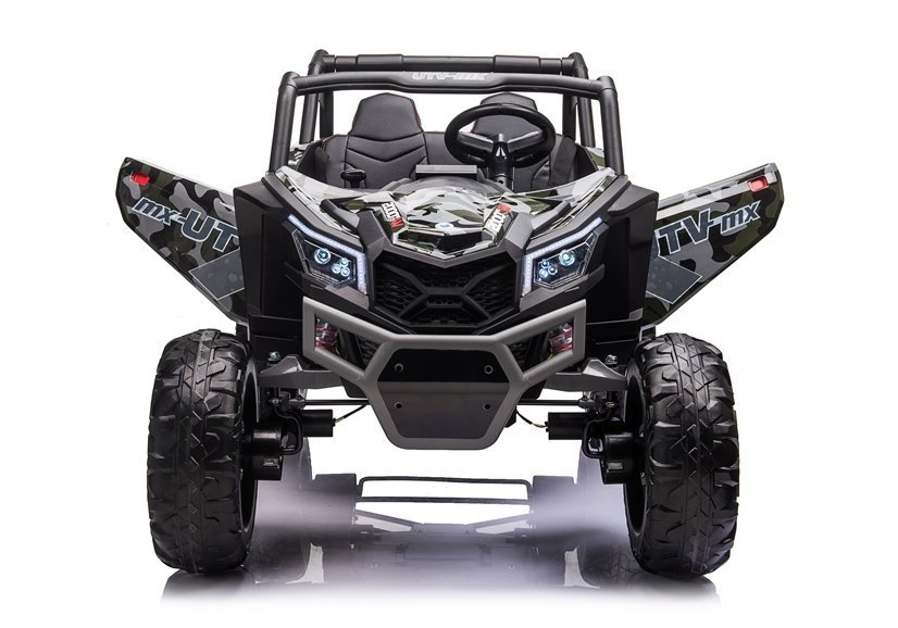 Leantoys Masinuta Buggy Army 4x4 24V - imagine 5