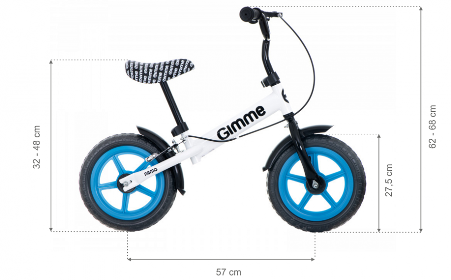 Bicicleta Fara Pedale Gimme Nemo 11 inch - imagine 2