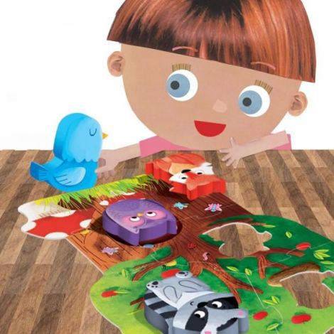 Headu Montessori Puzzle Padurea Educational - imagine 5