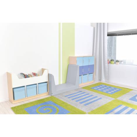 Saltea Gri Moje Bambino pentru Dulap Quadro Casuta - imagine 4