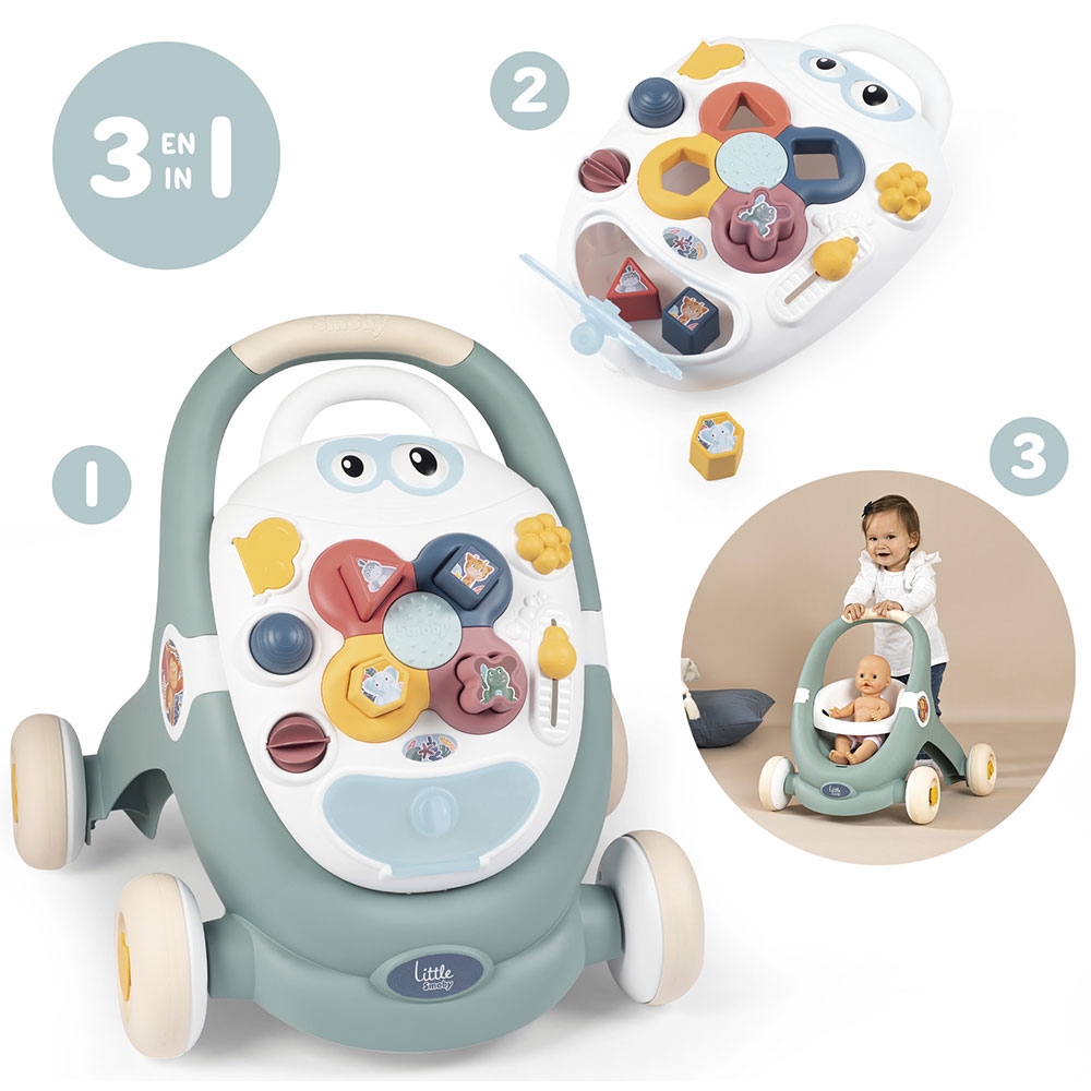 Premergator Smoby Trotty 3 in 1 Verde