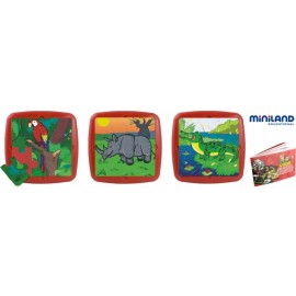 Puzzle Progresiv Animaț, Miniland, Educativ - imagine 3