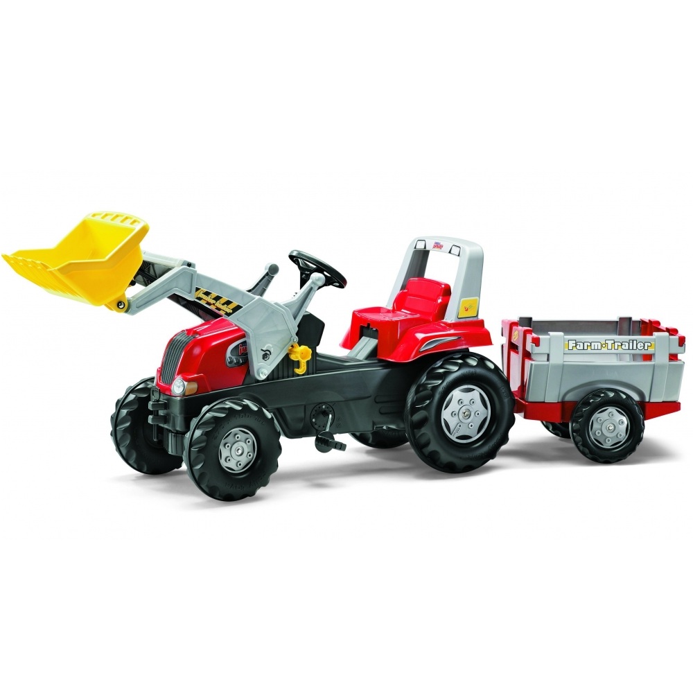 Tractor Rolly Toys Junior cu Remorcă și Cupă - imagine 7