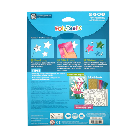 Ooly Foil-tastic - Arta cu Folie Animale - imagine 2