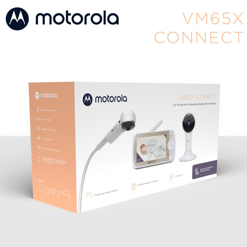 Monitor Wi-Fi Motorola VM65X 5" Full HD - imagine 6