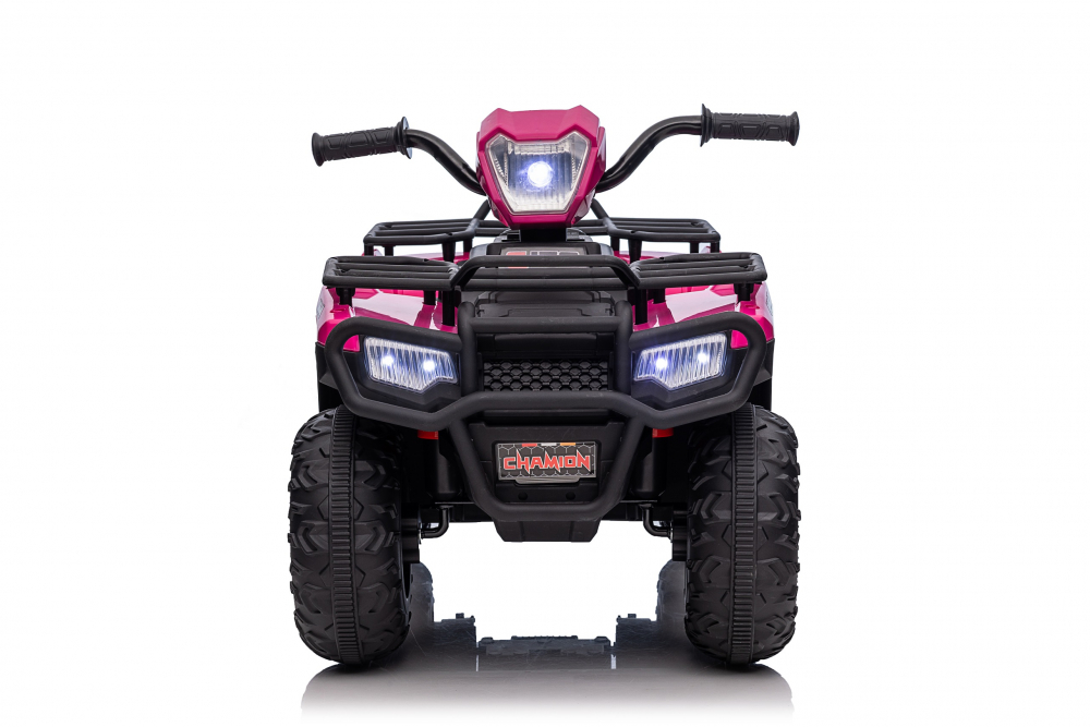 ATV Electric Nichiduta Pink 12V, Scaun Piele