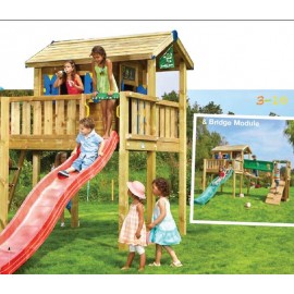 Playhouse Platform XL cu Tobogan 3m Junglegym - imagine 4