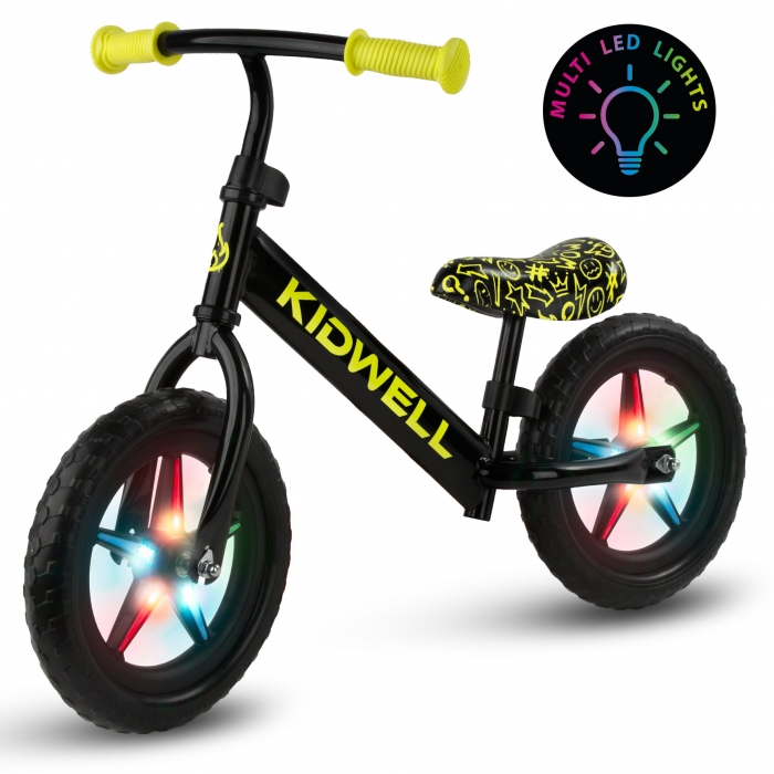 Bicicleta Kidwell Rebel Neon cu Roti LED - imagine 7