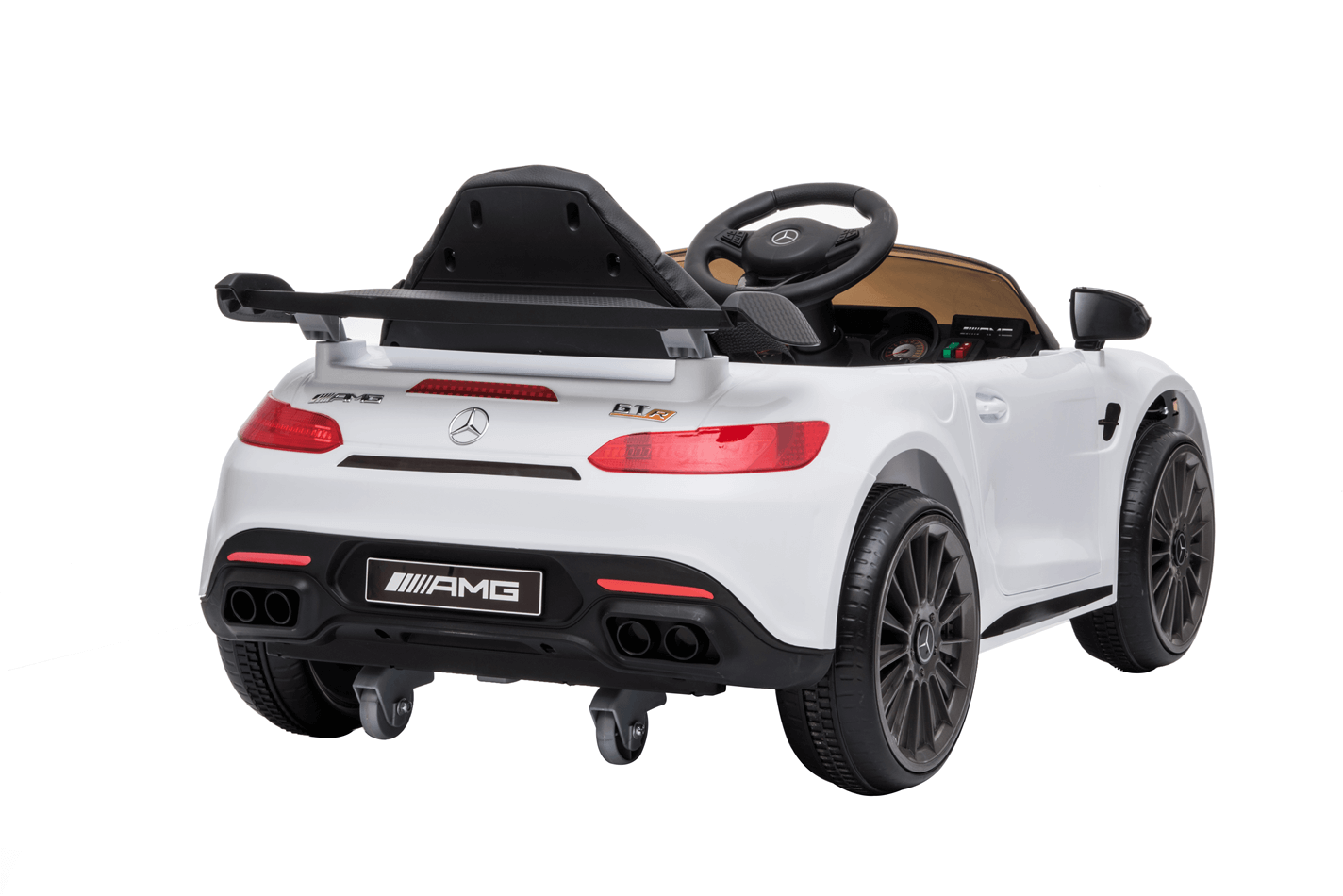 Masinuta Electrica Mercedes GTR-S 12V Alba - imagine 10