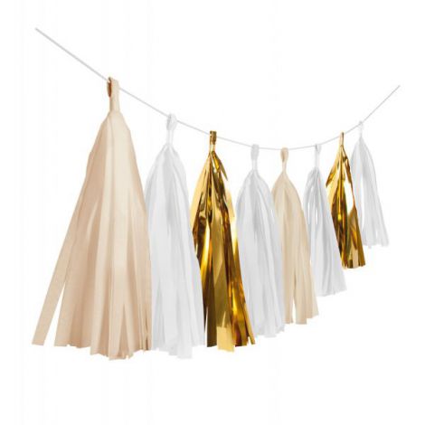Ghirlanda Tassel Aurie Amscan | Deco Petrecere