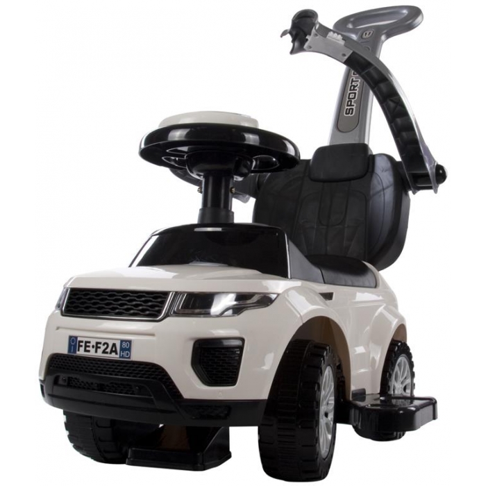 Masinuta Eurobaby Range Rover Alb cu Melodii si Lumini