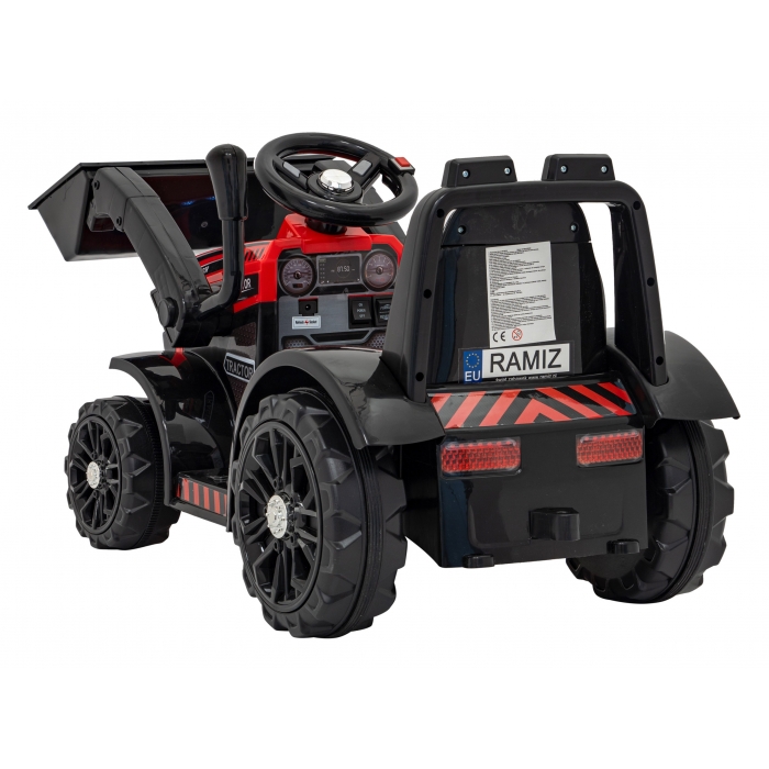 Buldozer Electric Ramiz 6V pentru Copii Red - imagine 4