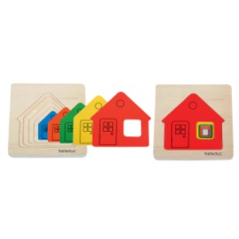 Puzzle Stratificat Casuta Beleduc - Lemn Educational - imagine 8