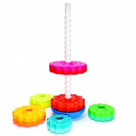 Piramida cu Rotite Fat Brain Toys - imagine 19