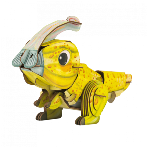 Puzzle 3D Sunet Parasaurolophus Mieredu - imagine 2
