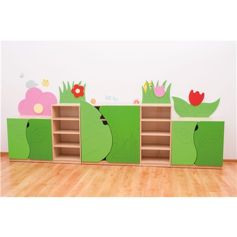 Set Moje Bambino Pajistea cu flori - Mobilier Gradinita