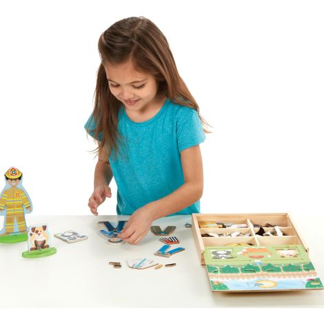 Set Magnetic Meserii Melissa & Doug - Joc Creativ - imagine 2